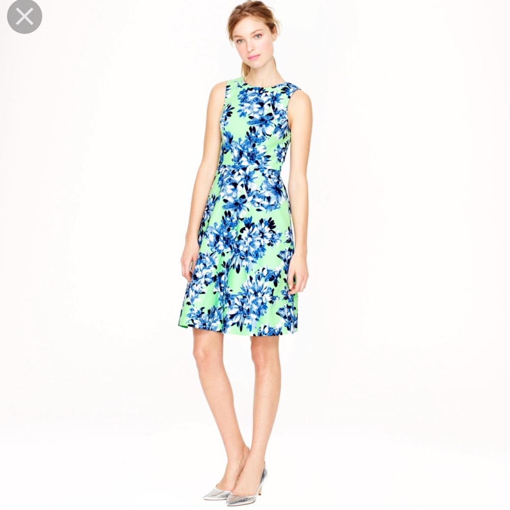 J. Crew Photo Floral Dress